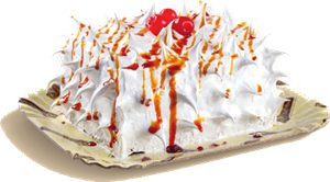 BABA DE MOÇA COM DOCE DE LEITE