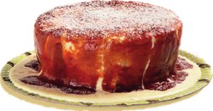 BOLO VULCÃO DE LEITE NINHO® COM GOIABADA