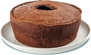 BOLO CASEIRO DE CHOCOLATE SEM COBERTURA